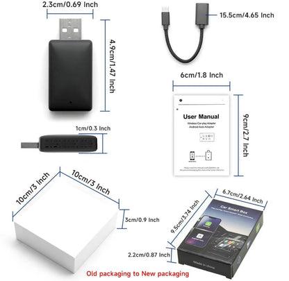 Wireless CarPlay adapter