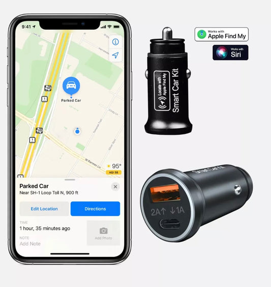 hidden car tracker + phone charger