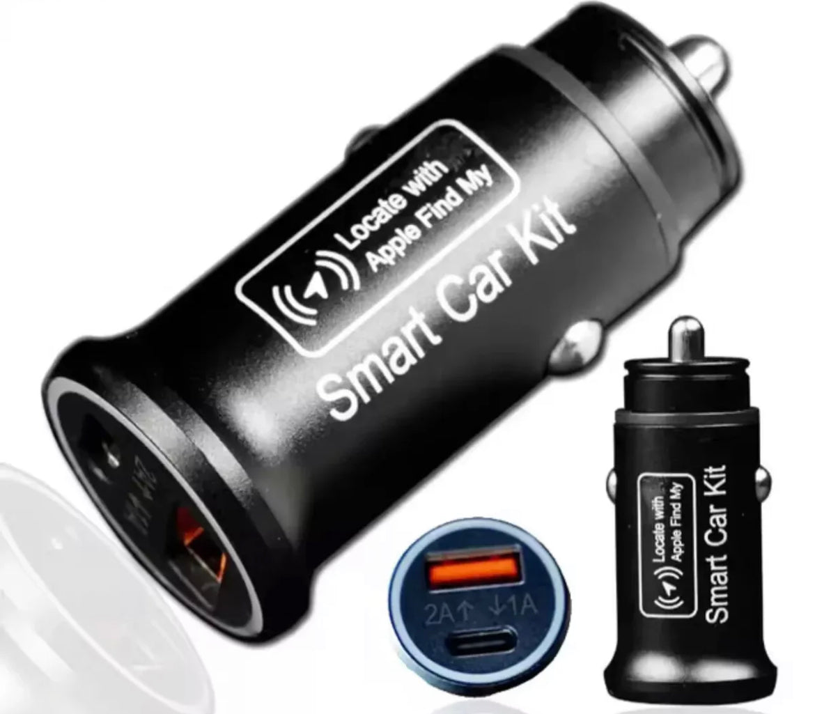 hidden car tracker + phone charger